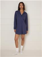DOROTHY PERKINS Tipped Night Shirt Navy S