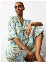 Tu X Scion Blue Lotta Print Traditional Pyjamas M