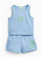 Blue Lilo & Stitch Graphic Shortie Pyjamas 8-9 years