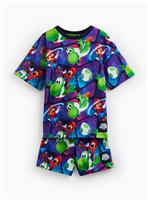 Super Mario Space Print Shortie Pyjamas 10-11 years