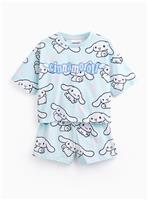 Blue Hello Kitty Cinnamoroll Print Shortie Pyjamas 5-6 years