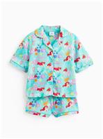 Disney Little Mermaid Ariel Traditional Shortie Pyjamas 6-7 years