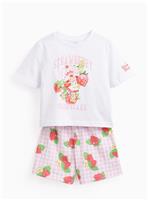 Strawberry Shortcake Print Shortie Pyjamas 4-5 years