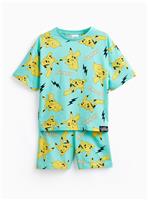 Blue Pokemon Print Shortie Pyjamas 9-10 years