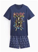 ACDC Graphic Print Shortie Pyjamas XXL