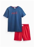 Coca Cola Print Shortie Pyjamas M