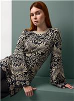 Tu x Morris & Co. Intarsia Print Knitted Tunic XS