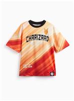 Orange Pokemon Charizard Print T-Shirt 10 years
