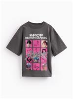 Charcoal KPop Demon Hunters T-Shirt 9 years