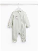 Light Green Miffy Print Ribbed Sleepsuit 12-18 months