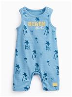 Blue Lilo & Stitch Print Sleeveless Romper 12-18 months