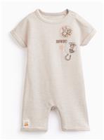 Beige Toy Story Print Short Sleeve Romper Up to 3 mths