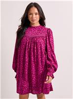 DOROTHY PERKINS Lace Detail Printed Boho Mini Dress 10