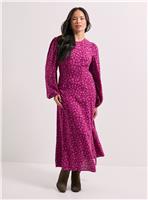 DOROTHY PERKINS Empire Seam Split Detail Printed Midi Dress 10