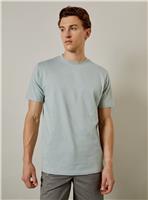 BURTON Dusty Blue Plain Crew Neck T Shirt S