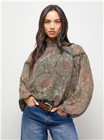 OASIS Lace Panel Boho Top 10