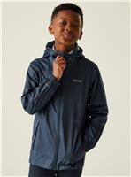 REGATTA Kids Pack It Waterproof Rain Jacket Navy 9-10 years