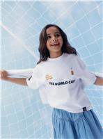 White Official FIFA Graphic Textured Mini Me T-Shirt 14 years