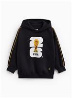 Black Official FIFA Graphic Hoodie 6 years