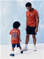 Red Official FIFA England Retro Football Polo Shirt L