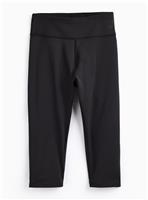 REAKTIV Black High Waisted Capri Length Legging M