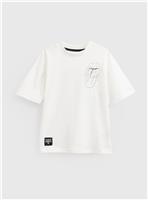 White Rolling Stones Graphic T-Shirt 5 years