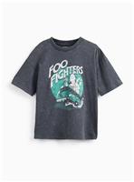 Grey Foo Fighters Graphic T-Shirt 10 years