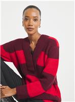 JD WILLIAMS Lace Trim V Neck Jumper 16-18