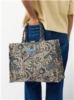 Tu x Morris & Co. Indian Rose Print Jacquard Bag One Size