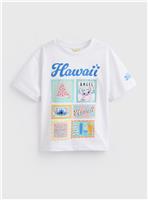 White Disney Lilo & Stitch Graphic T-Shirt 5 years
