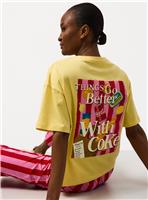 Coca Cola Graphic Jersey Pyjamas XXL