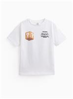 White Super Mario Character Print T-Shirt 1 year