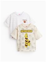 Lego Character Print T-Shirts 2 Pack 5-6 years