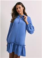 DOROTHY PERKINS Tie Neck Collar Detail Shift Mini Dress 18