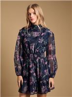 OASIS Organza Shirred Waist Mini Dress 16