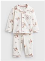 Cream Peter Rabbit Print Traditional Pyjamas 12-18 months