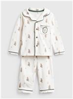 Cream Peter Rabbit Traditional Pyjamas 6-9 months