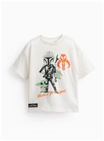White Disney Star Wars Graphic T-Shirt 4-5 years