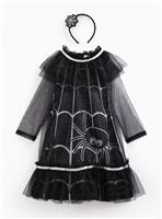 Monochrome Spider Fancy Dress Costume 2-3 years