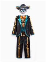 Day of the Dead Fancy Dress Costume 3-4 Years