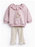Pink Peter Rabbit Sweat Set 9-12 months