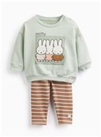 Green Miffy Sweat & Leggings Set Up to 3 mths