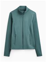 REAKTIV Green Funnel Neck Zip Through Jacket XS