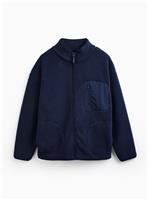 REAKTIV Navy Borg Jacket XL