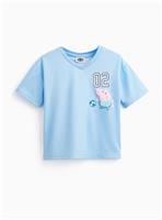 Blue George Pig Football Graphic T-Shirt 2-3 years