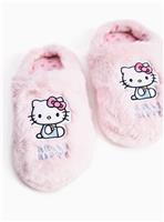 Hello Kitty Pink Embroidered Mule Slippers 10-11 Infant