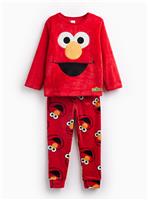 Sesame Street Elmo Fleece Pyjama Set 8-9 years