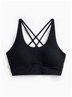 REAKTIV Black Padded Strappy Sports Bra S