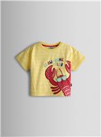 JOJO MAMAN B&Eacute;B&Eacute; Lobster Character Applique T Shirt 18-24 months