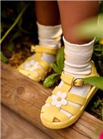 JOJO MAMAN B&Eacute;B&Eacute; Flower Jelly Sandals 5 Infant